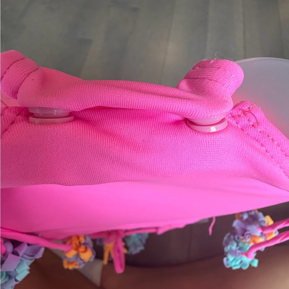 Designer From Denny’s! Peixoto Bright Pink Girls One-Piece Swimsuit - Picture 12 of 13
